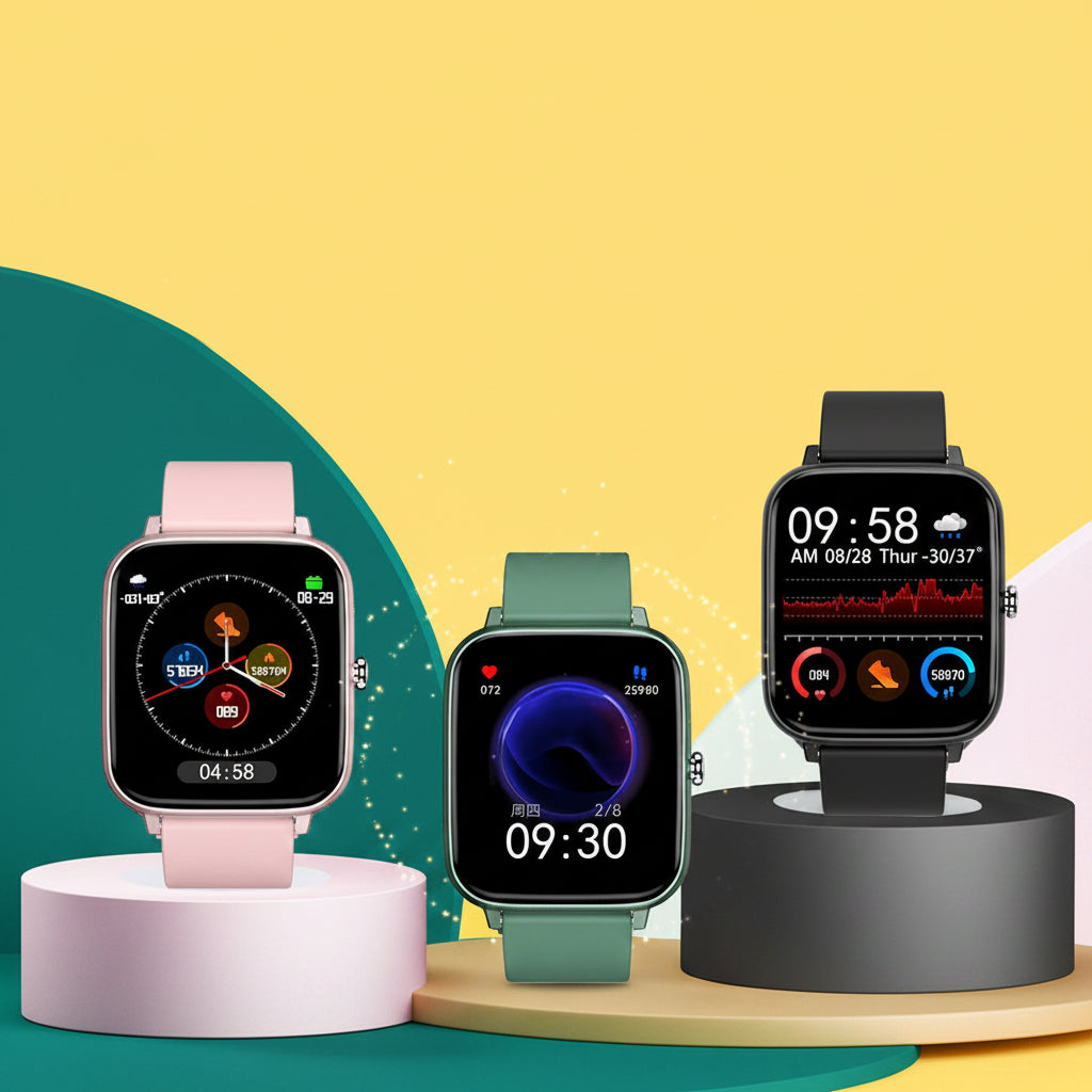 Amazfit Bip U — 60+ Sports, Étanche 50m, SpO2, 31g Ultra-Léger